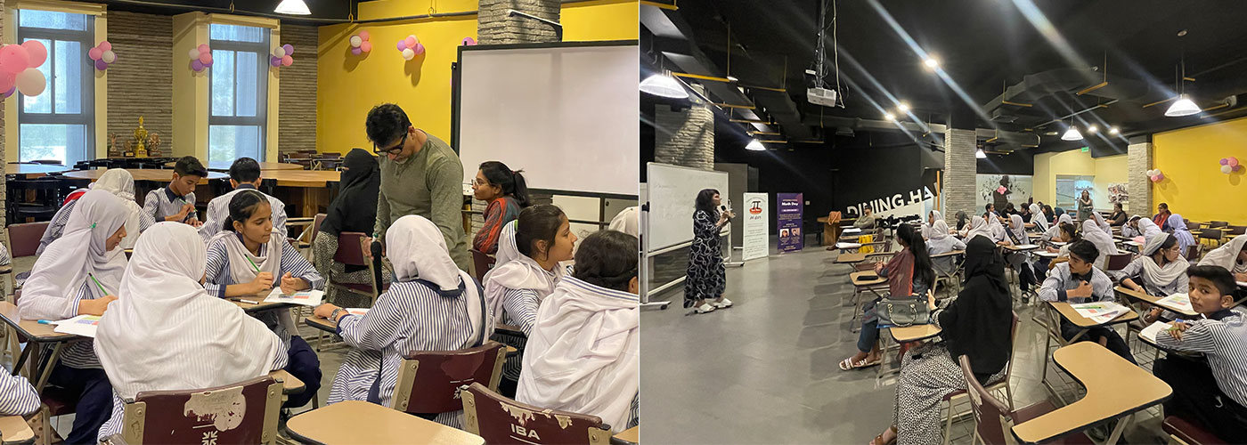 To commemorate International Math Day, on March 14, Dr. Shabana Nisar from IBA, Karachi, and Dr. Adnan Khan from LUMS, Lahore, joined forces to inspire a love for math and science among young learners